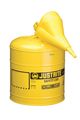 Justrite 5 gal Yellow Polypropylene, Steel Type I Safety Can Diesel 7150210