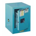 Justrite Corrosive Safety Cabinet, Blue, Steel 8849022
