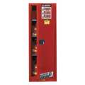 Justrite Flammable Cabinet, 54 gal., Red 895401