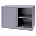 Lista Steel Sliding Door Base Shelf Cabinet, 56.34 in W, 41 3/4 in H XSDWSD0900/LG
