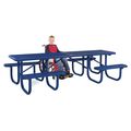 Ultrasite ADA Shelter Table, 120" W x70" D, Blue 238H-4-V10-Blue