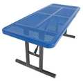 Ultrasite Picnic Table, 72" W x30" D, Blue 238U-P6-Blue