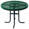 Ultrasite Picnic Table, 36" Dia., Green 361L-RDV-Green