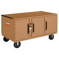 Knaack Jobsite Mobile Workbench, 62" W x 32" D x 34" H, Tan 62