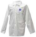 Action Chemical Promax(R) Long Sleeve Shirt, White, L, PK50 1090-L
