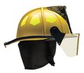 Bullard Fire Helmet, Yellow, Fiberglass UM6YL