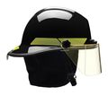 Bullard Fire Helmet, Black, Thermoplastic PXSBKTL