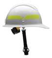 Bullard Fire Helmet, White, Thermoplastic FCWHR