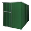 Zoro Select 175 cu ft Steel Outdoor Storage Shed, Green 13X102