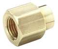 Parker Brass Dryseal Pipe Fitting, FNPT x FNPT, 3/4" x 3/8" Pipe Size 208P-12-6