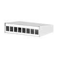 Metz Connect RJ45 Housing, White, 1.718" H, 6.429" W 130861-0802KE