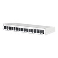 Metz Connect RJ45 Housing, White, 1.718" H, 11.812" W 130861-1602-E