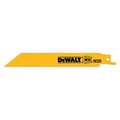 Dewalt 6" 18 TPI Straight Back Bi-Metal Reciprocating Blade (100 pack) DW4811B