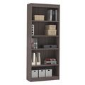 Bestar Bookcase, Bark Gray 65715-3147