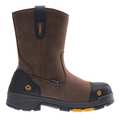 Wolverine Work Boot, Waterproof, Leather, 10", 9.5EW W10650