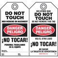 Idesco Safety No Tocar Safety Tag, PK10 KAT821AC