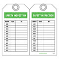 Idesco Safety Safety Inspection Tag, PK10 KAT767AC