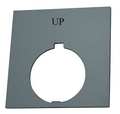 Eaton Legend Plate, Square, Up, Black HT8SP35