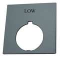 Eaton Legend Plate, Square, Low, Black HT8SP22