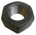 Zoro Select Hex Nut, 2-1/2"-12, Steel, Grade 8, Black Oxide, 2-13/64 in Ht 301728G
