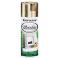 Rust-Oleum Metallic Spray Paint, Gold, Metallic, 11 oz 1910830