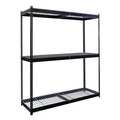 Hallowell Boltless Shelving Unit, 48"D x 48"W x 84"H, 3 Shelves, Steel DRHC484884-3S-W-ME