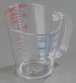 Carlisle Foodservice Measure Cup, Clear, PK6 4314207