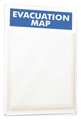 Zoro Select Evacuation Map Holder, 15 x 11 In. 45381