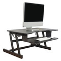 Lorell Monitor Riser, Sit-To-Stand, Black LLR81974
