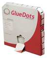 Glue Dots Adhesive Dots, Clear, Immediate Full Cure, 1/2 in (Round), Dot, 4000 PK XD21-404