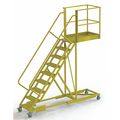 Tri-Arc 132 in H Steel Cantilever Rolling Ladder, 9 Steps UCS500940242