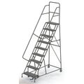 Tri-Arc 126 in H Steel Rolling Ladder, 9 Steps, 450 lb Load Capacity KDSR109246