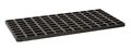 Eagle Mfg 25.25" X 50.5", Replacement Grating Pallet, 2 Drum Capacity, Black - 1642IB 1642IB