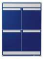 Brady LEAN METRIC BOARD 25INX34.25INBLUE 114611