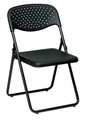 Office Star Folding Chair, Black, PK4 FC8000NP-3