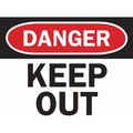 Tarifold Sign Inserts, Danger Keep Out, PK6 P1949KP