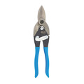 Channellock Aviation Snip, Straight, 10", Straight, 9.88", Forged Molybdenum Alloy Steel, M2 Alloy Steel Blade 610SS