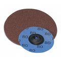 Superior Abrasives Coated QCRK Disc, A/O, 2", Type R, Grit 80 A015370