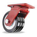 Hamilton ForgeMaster Swivel Caster, 8" x 3" Swivel-EAZ Polyurethane (82A) on Aluminum S-FM-83SWF