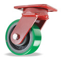 Hamilton Kingpinless Swivel Caster, 5" x 2" Duralast (95A) Wheel, 1/2" Sealed Precision Ball Bearings S-ZFWH-5DB