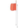 Checkers Warning Whip, 8 ft., Includes Flag FS8XL-SPQD-O