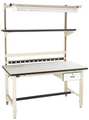 Pro-Line Bolted Workstation, Laminate, 60" W, 30" to 36" Height, 5000 lb., Straight BIB1