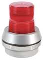 Edwards Signaling Flashing Light with Horn, 120VAC, Red Lens 51R-N5-40W