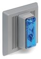 Edwards Signaling Horn Strobe, Blue, 24VAC/DC, Indoor Flush 869STRB-AQ