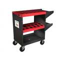 Huot ToolScoot Roll Cabinet, Red, Steel, 18 in W x 35-1/4 in D x 35 in H 13985