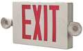 Cooper Lighting Exit Sign w/Emergency Lights, 2.3W, Red APCH7R