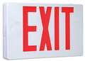 Cooper Lighting Exit Sign, 3.0W, Red, 7-1/2 in. H APX6R