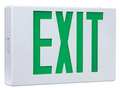Cooper Lighting Exit Sign, 3.0, Green, 7-1/2 in. H APX6G