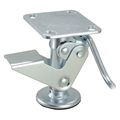 Zoro Select Floor Lock, Plate, 6-7/8 in. H, 4 x 4-1/2 16V372