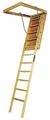 Louisville Attic Ladder, Wood, 8 ft. 3/4" to 10 ft. Ceiling Height Range, 350 lb. Load Capacity, ANSI Type IA L305P